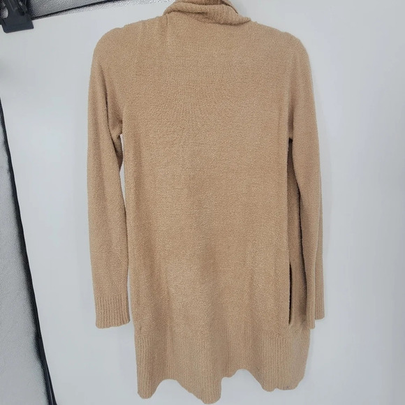 Barefoot Dreams cozychic Lite circle cardigan beige soft comfy Xsmall small - Picture 3 of 6